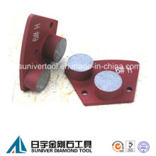 2 Round Segments Equipment Concrete Grinding Disc